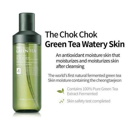 TONYMOLY The Chok Chok Green Tea Watery Skin 180ml - EmpressKorea