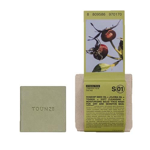 TOUN28 Facial Bar Soap S1 Rosehip Oil + Shea Butter 100g - EmpressKorea