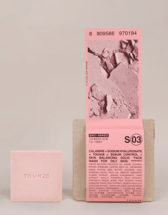 TOUN28 Facial Soap S3 Calamine + Hyaluronic Acid 100g - EmpressKorea