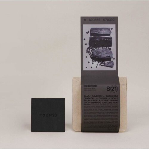 TOUN28 Shampoo Bar  S21 Black Bean+Charcoal 100g - EmpressKorea