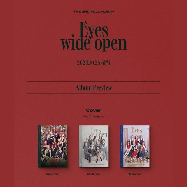 TWICE - 2nd Full Album: EYES WIDE OPEN - EmpressKorea