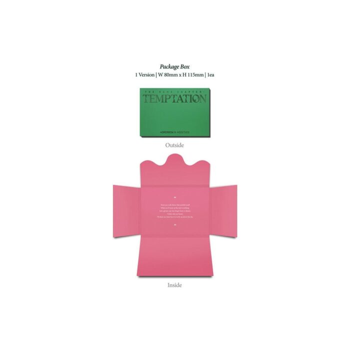 TXT - 5th Mini Album: TEMPTATION (Weverse Albums Ver.) - EmpressKorea