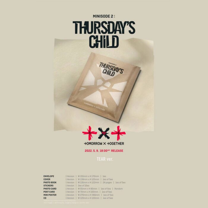 TXT - MINISODE 2: THURSDAY'S CHILD (TEAR Ver.) - EmpressKorea