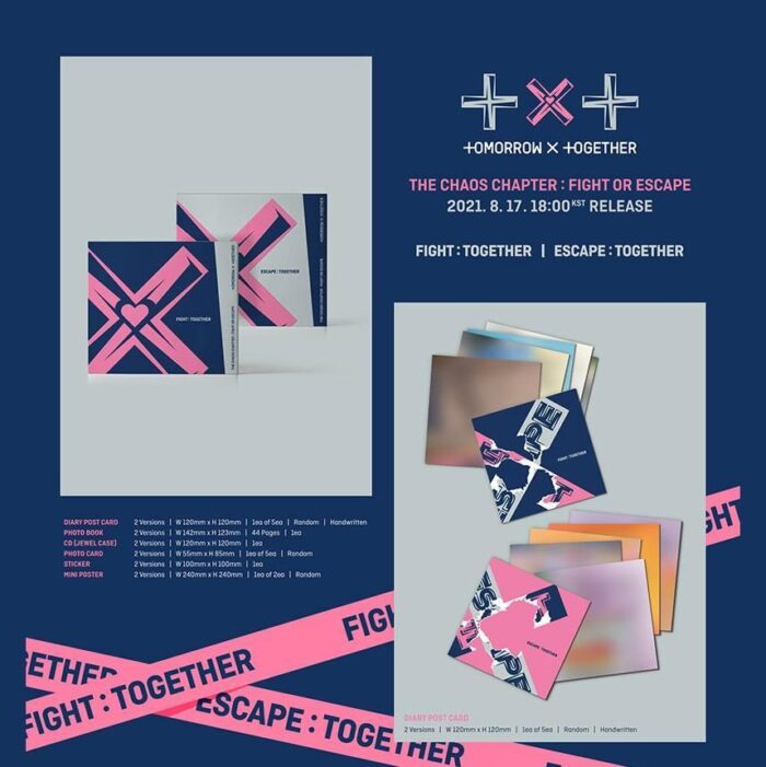 TXT - The Chaos Chapter: FIGHT OR ESCAPE (TOGETHER Ver.) - EmpressKorea