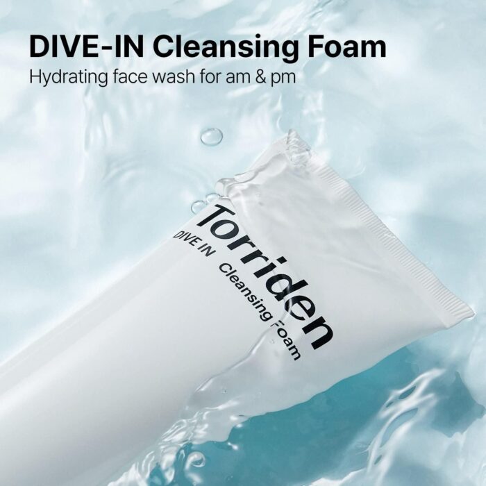 Torriden DIVE-IN Low Molecular Hyaluronic Acid Cleansing Foam 150ml - EmpressKorea