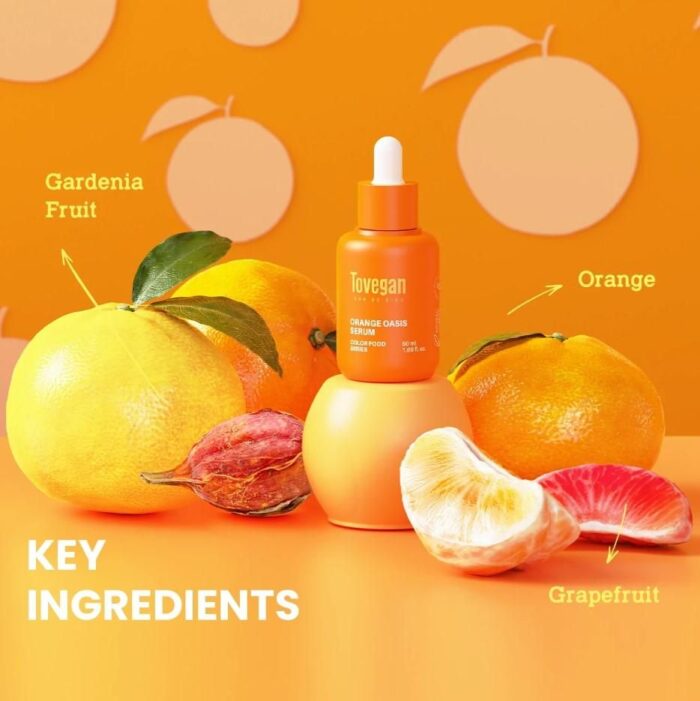 Tovegan Orange Oasis Serum 50ml - EmpressKorea