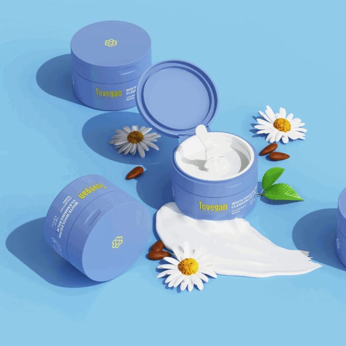 Tovegan White Wholesome Cleansing Balm 120ml - EmpressKorea
