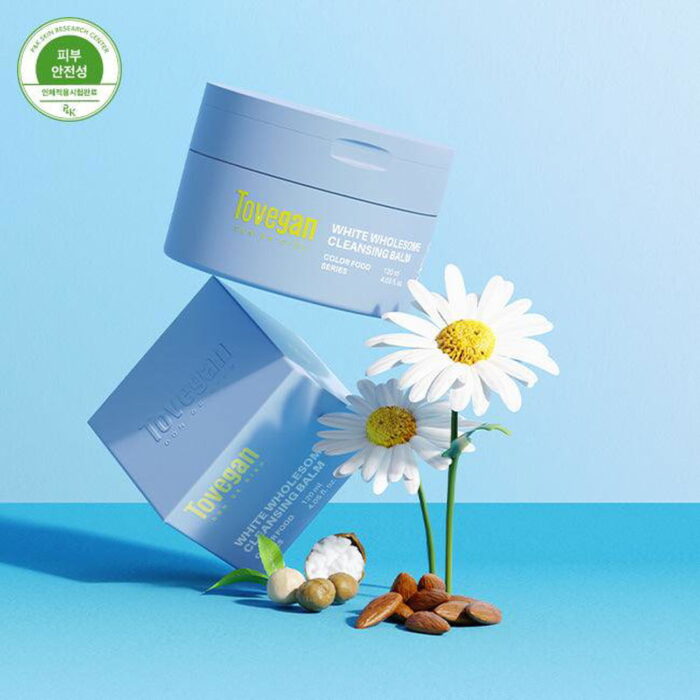 Tovegan White Wholesome Cleansing Balm 120ml - EmpressKorea