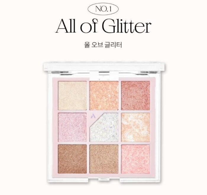 UNLEASHIA Glitterpedia Eye Palette (7 Colors) - EmpressKorea