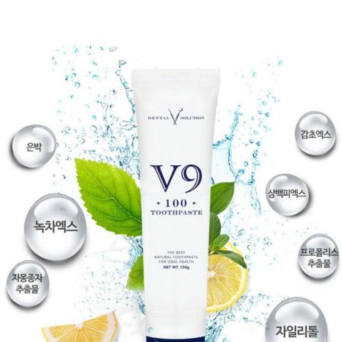 V9 100 Natural Toothpaste For Oral Health 150g - EmpressKorea