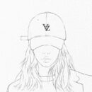 VARZAR  3d Monogram Over Fit Ball Cap - EmpressKorea