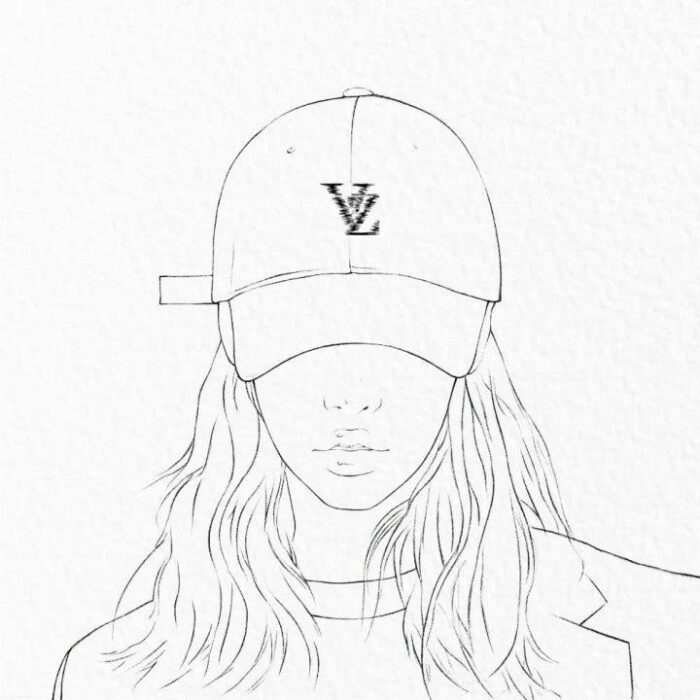 VARZAR  3d Monogram Over Fit Ball Cap - EmpressKorea