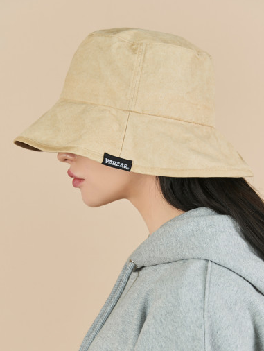 VARZAR Bungeoji Hat Wide Brim Washing Bucket Hat (5 colors) - EmpressKorea