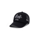 VARZAR Mesh Cap Palm Tree Logo Mesh Cap Black - EmpressKorea