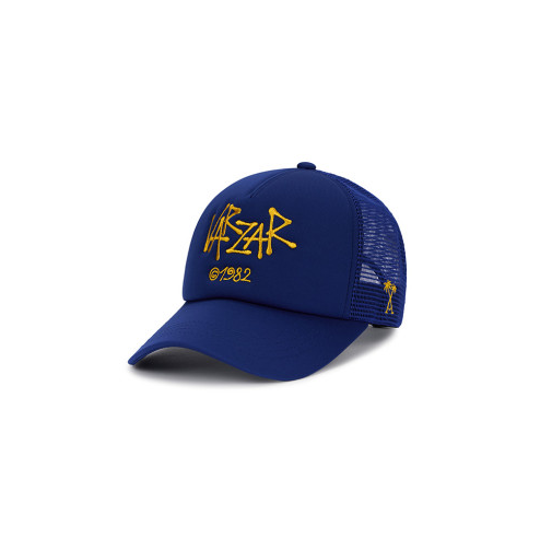 VARZAR Mesh Cap Palm Tree Logo Mesh Cap Black - EmpressKorea