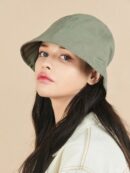 VARZAR Metal Tip Banding Bucket Hat Green - EmpressKorea