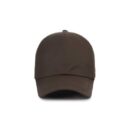 VARZAR Stud Logo Nylon Newsboy Ball Cap Brown - EmpressKorea