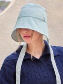 VARZAR studded logo strap bonnet hat - EmpressKorea
