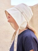VARZAR studded logo strap bonnet hat - EmpressKorea