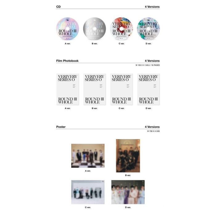 VERIVERY - 1st Full Album: SERIES O ROUND 3 WHOLE - EmpressKorea