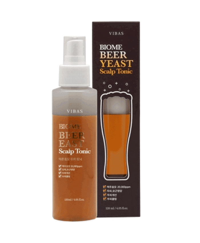 VIBAS Biome Beer Yeast Scalp Tonic 120ml - EmpressKorea