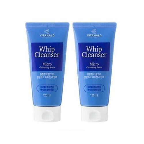 VITAHALO Micro Whip Cleanser 120ml*2EA - EmpressKorea