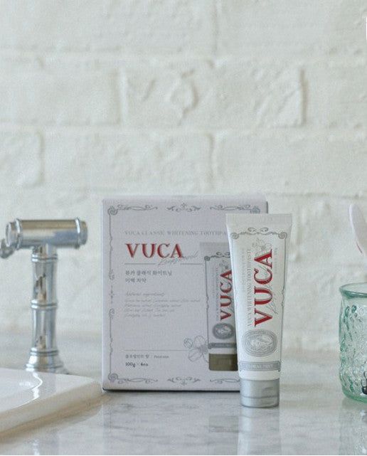 VUCA Classic Vivid Whitening Toothpaste Floral Mint Flavor 100g*4 - EmpressKorea