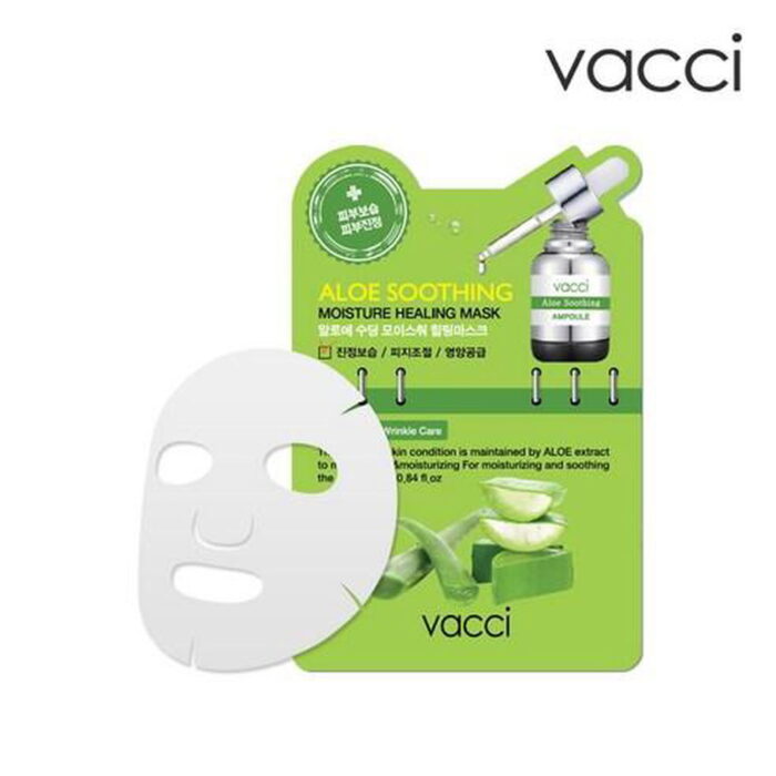 Vacci Aloe Soothing Moisture Healing Mask 25ml *10ea - EmpressKorea