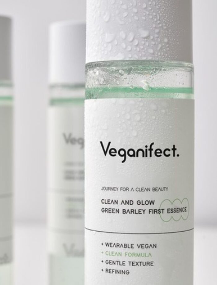 Veganifect Clean & Glow Green Barley First Essence 150ml - EmpressKorea