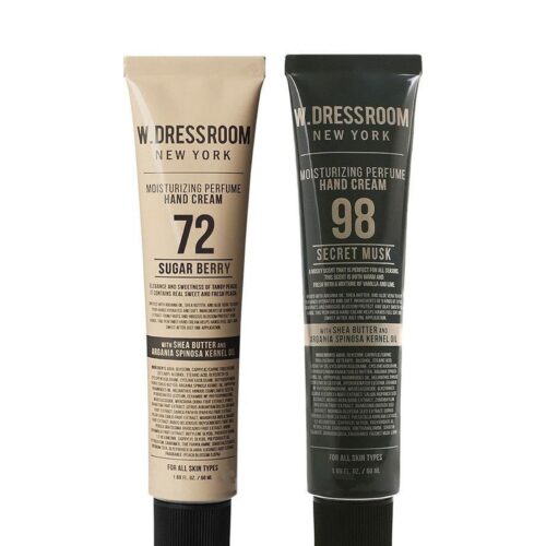 W.DRESSROOM Perfume Hand Cream No 72 Sugarberry 50ml + No 98 Secret Musk 50ml - EmpressKorea