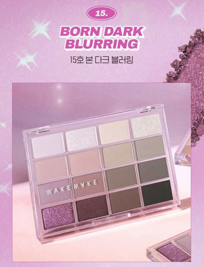 WAKEMAKE Soft Blurring Eye Palette 14g - EmpressKorea