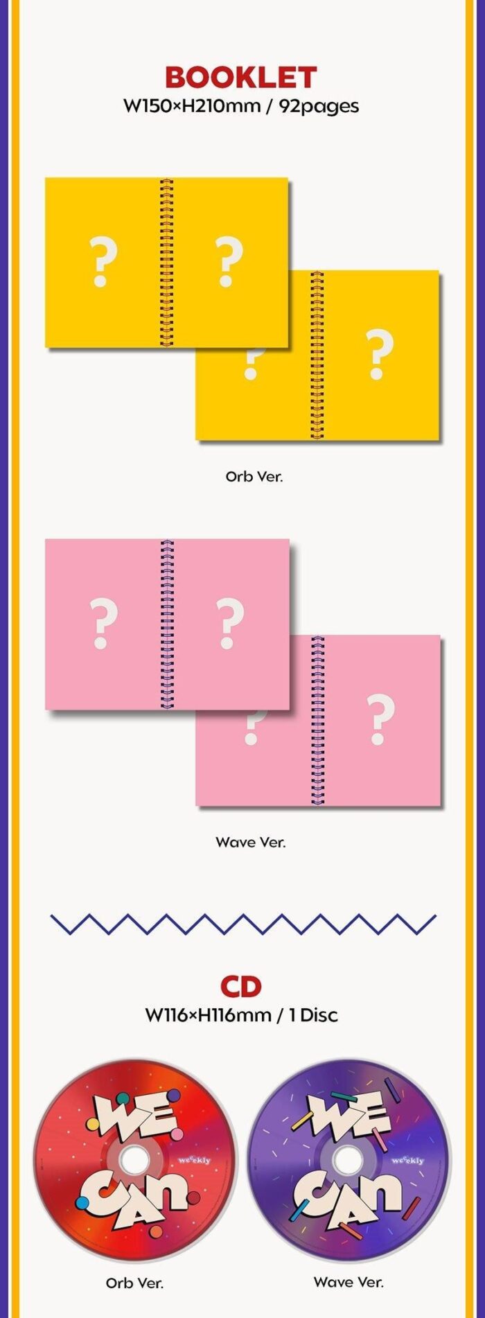 WEEEKLY - 2nd Mini Album: WE CAN - EmpressKorea