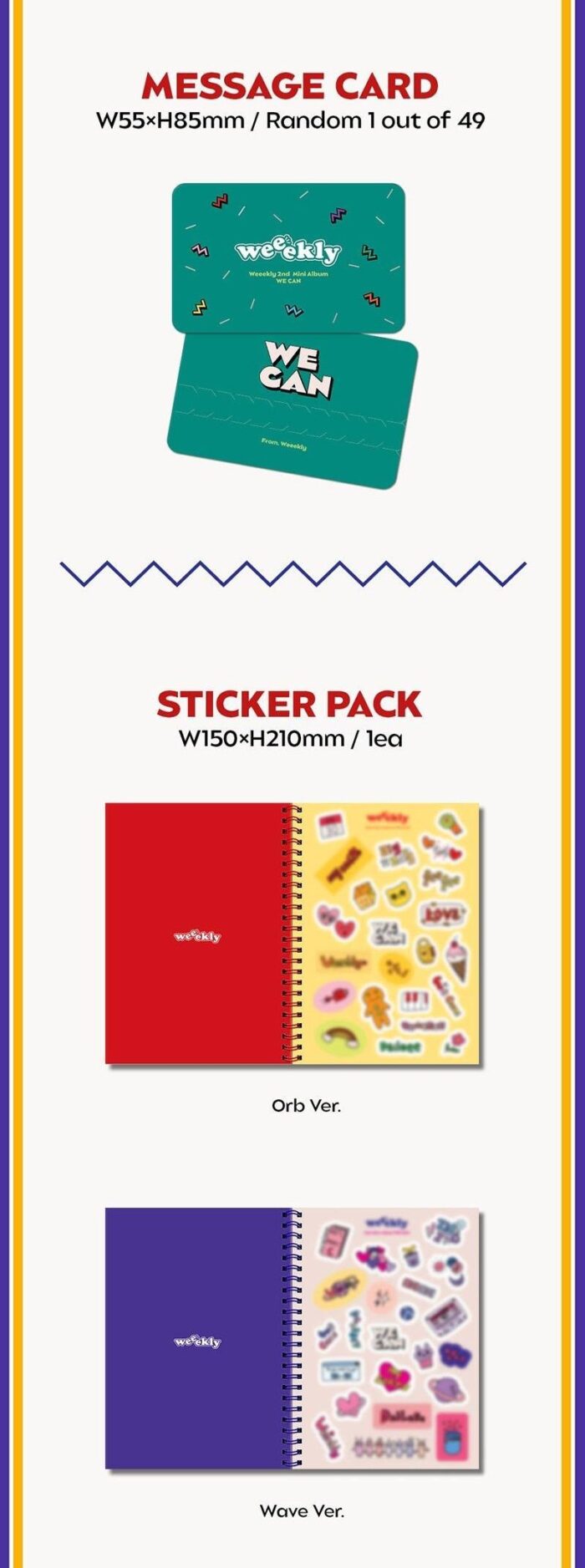 WEEEKLY - 2nd Mini Album: WE CAN - EmpressKorea