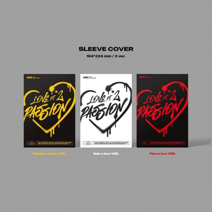 WEi - 5th Mini Album: Love Pt.2 Passion - EmpressKorea