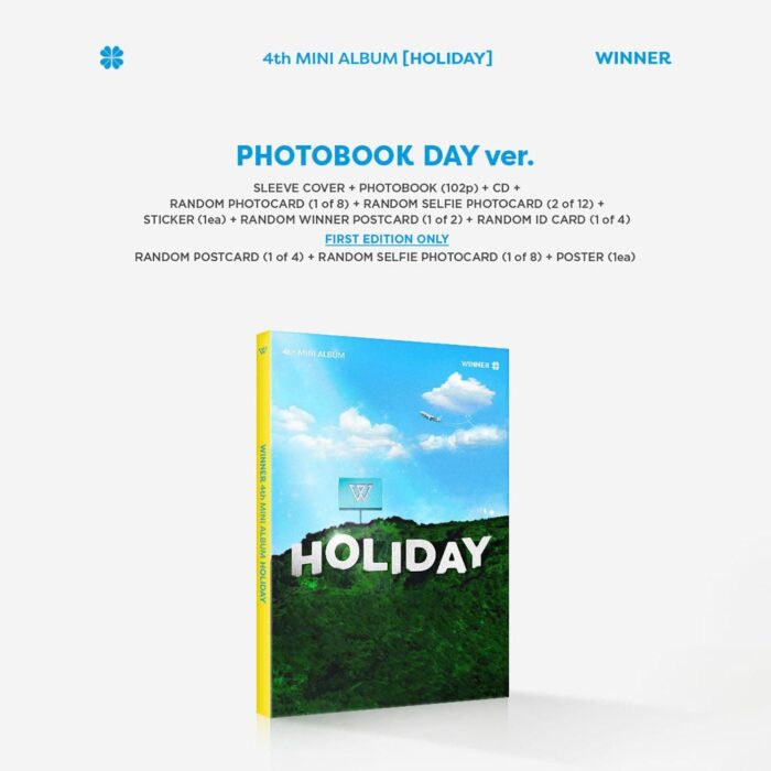 WINNER - 4th Mini Album: HOLIDAY (Photobook Ver.) - EmpressKorea