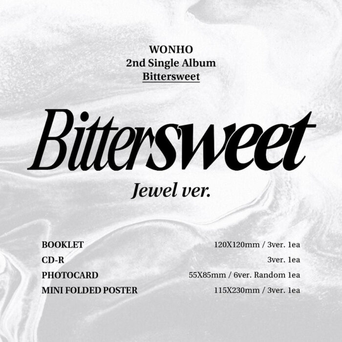 WONHO - 2nd Single Album: BITTERSWEET (Jewel Ver.) - EmpressKorea