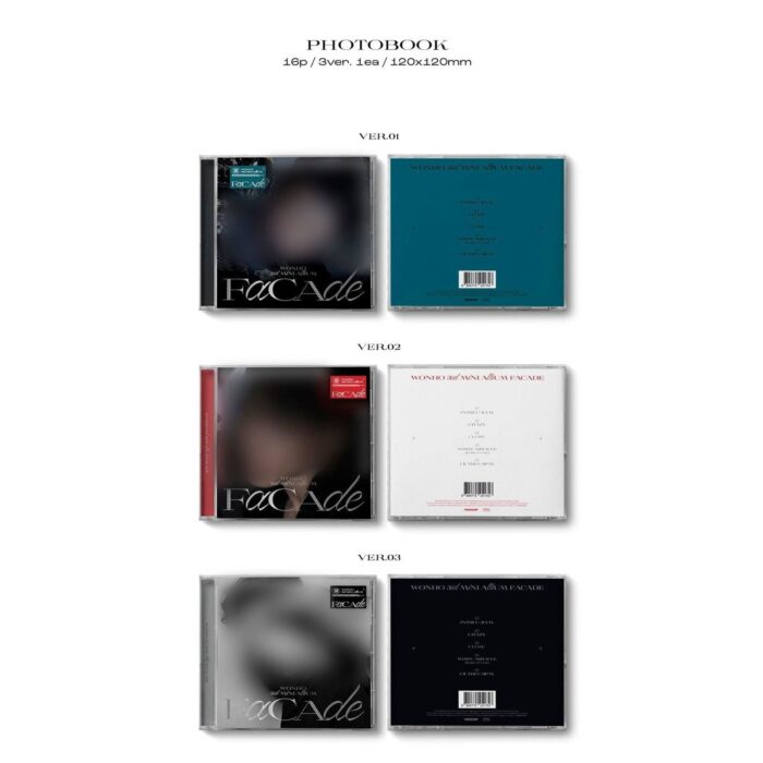 WONHO - 3rd Mini Album: FACADE (Jewel Ver.) - EmpressKorea