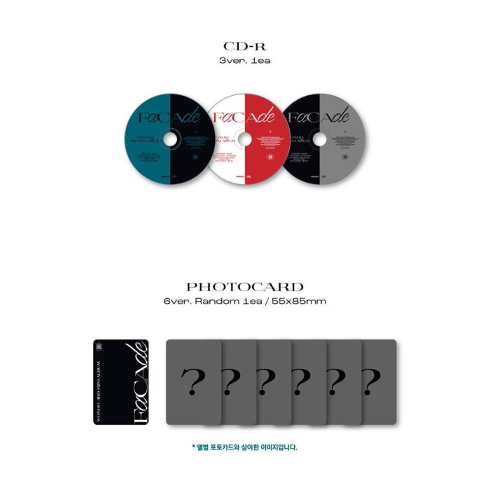 WONHO - 3rd Mini Album: FACADE (Jewel Ver.) - EmpressKorea