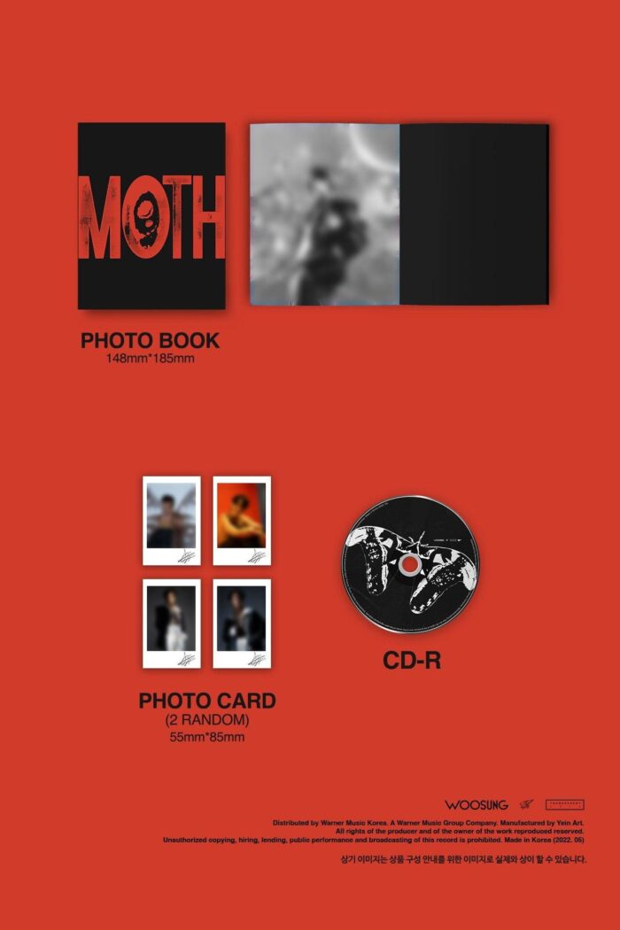 WOO SUNG - Mini Album: MOTH - EmpressKorea
