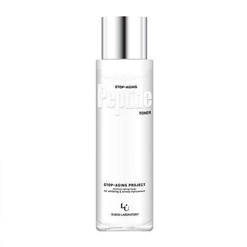 W Skin Lab Stop Aging Peptide Toner 250ml - EmpressKorea