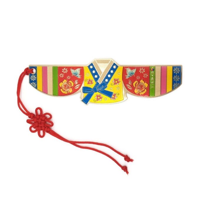 WaraKorea Book Club Gift Souvenir Metal Hanbok Bookmark 1 Pc - EmpressKorea