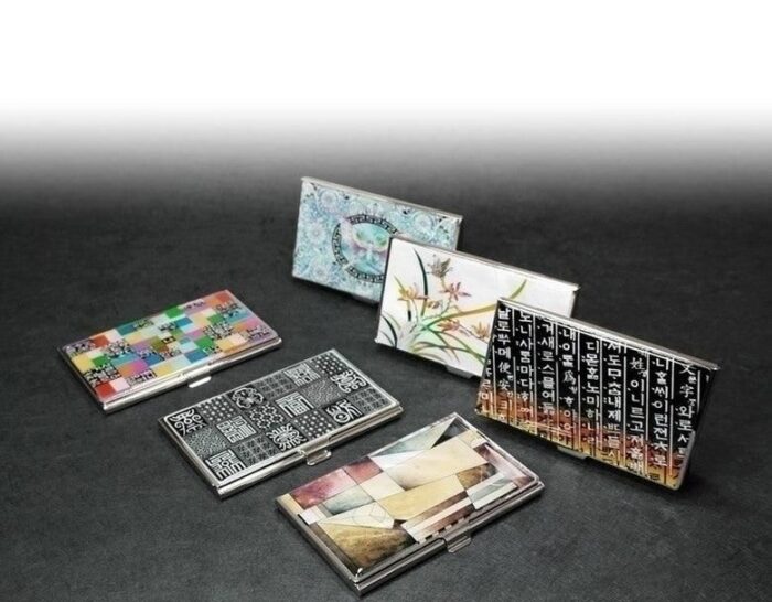 Woojin Art Mother-of-pearl Business Card Case Business Card Wallet - EmpressKorea
