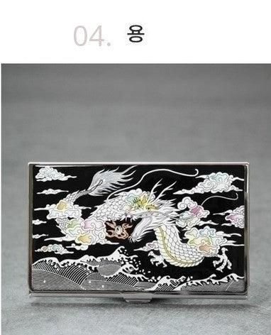 Woojin Art Mother-of-pearl Business Card Case Business Card Wallet - EmpressKorea