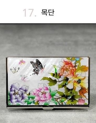 Woojin Art Mother-of-pearl Business Card Case Business Card Wallet - EmpressKorea