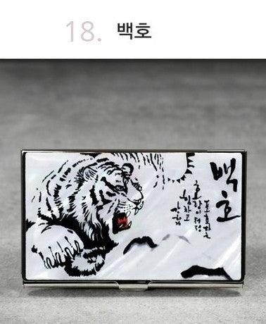 Woojin Art Mother-of-pearl Business Card Case Business Card Wallet - EmpressKorea