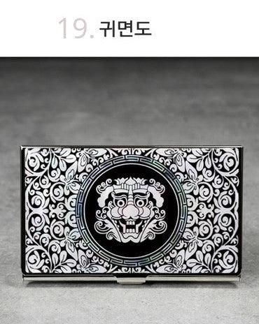 Woojin Art Mother-of-pearl Business Card Case Business Card Wallet - EmpressKorea