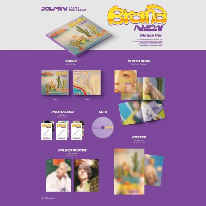 XIUMIN - 1st Mini Album: Brand New (Digipack Ver.) - EmpressKorea