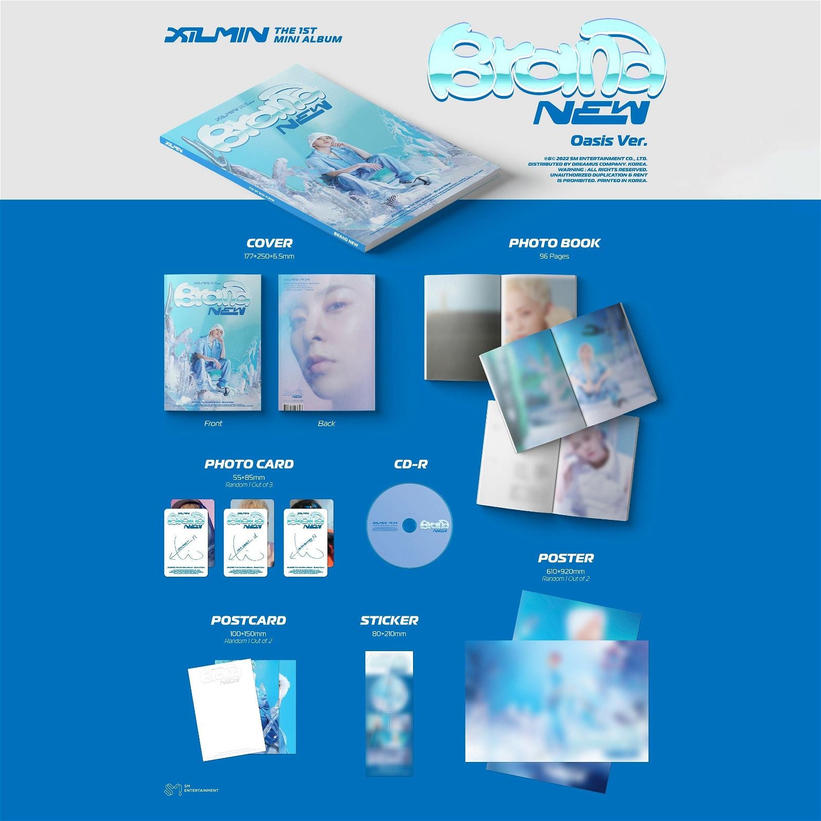 XIUMIN - 1st Mini Album: Brand New (Photobook Ver.) - EmpressKorea