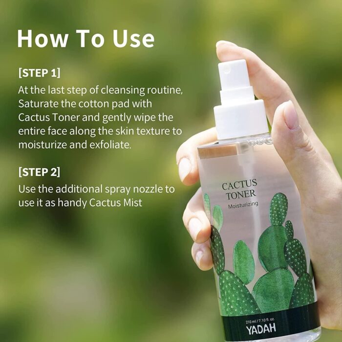 YADAH Cactus Toner 210ml - EmpressKorea