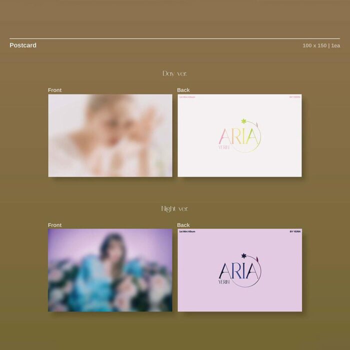 YERIN - 1st Mini Album: ARIA - EmpressKorea